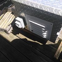 Kindling box vent and solar disconnect