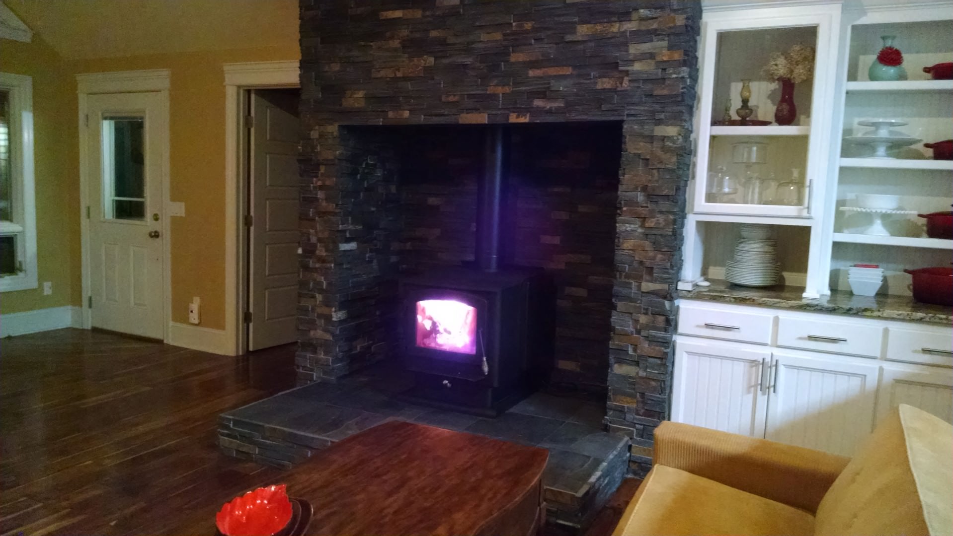 Clearances with Insert Wood Stove
