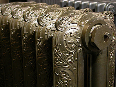 Old cast iron radiators