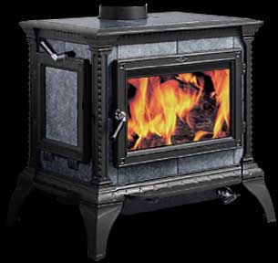 Hearthstone Heritage Wood Stove, Matte Black