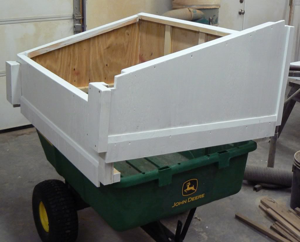 Woodbox accessory for JD cart