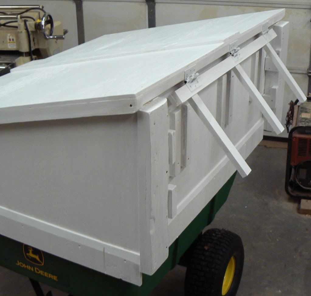 Woodbox accessory for JD cart