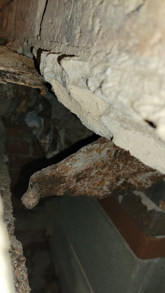 Hole under my fire place