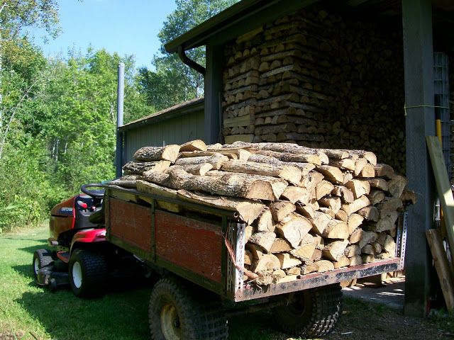 How many different trailers do you use for wood processing.