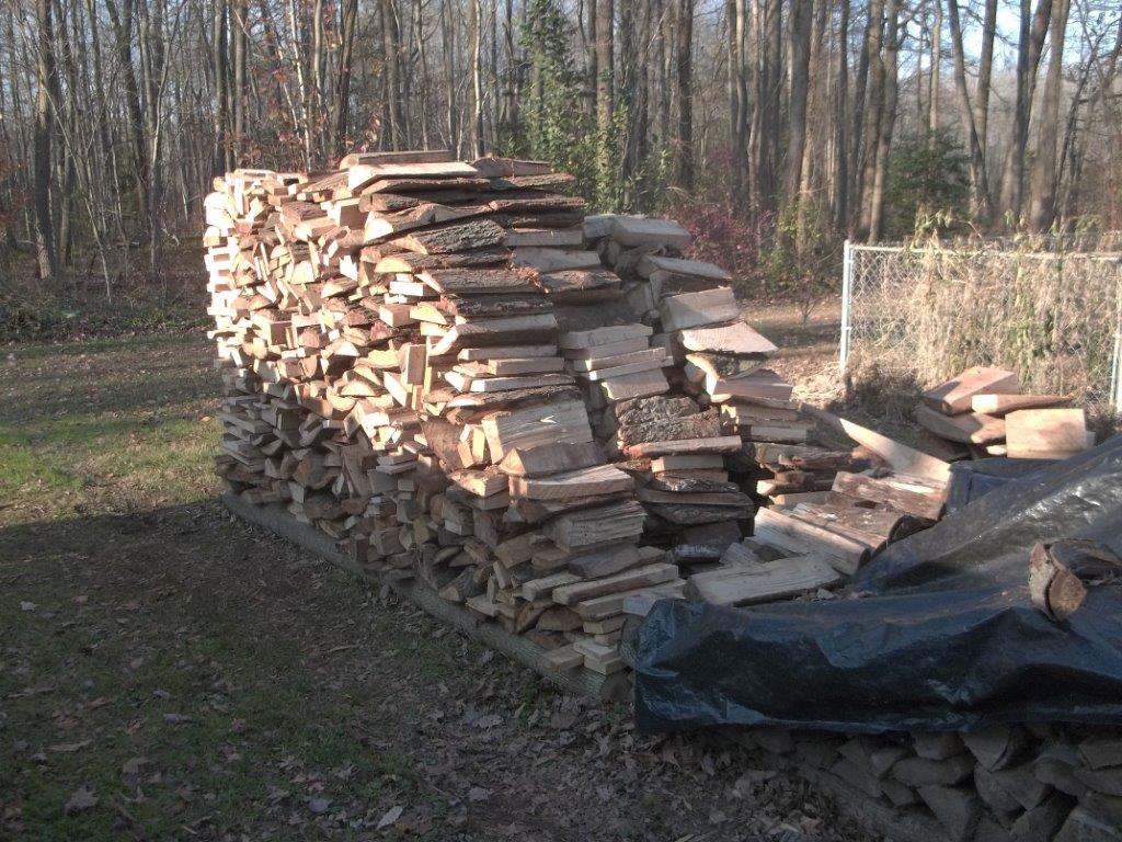 First slab wood load.