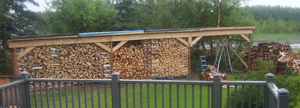 48 feet of wood shed