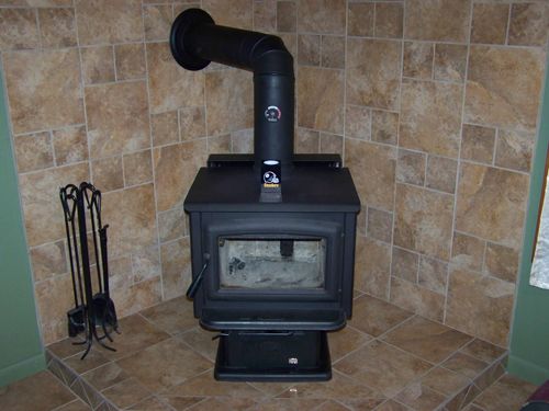 Outside Air Intake Installation, Fresh Air Intake For Pellet Stove In Basement