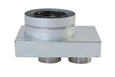 Co axial insert adaptor for direct vent