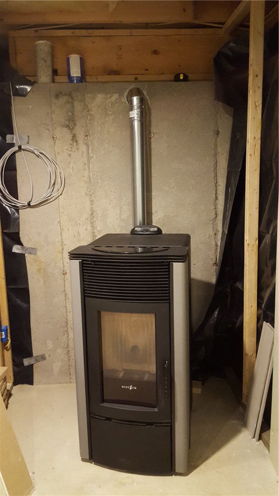 Venting pellet stove through existing chimney?