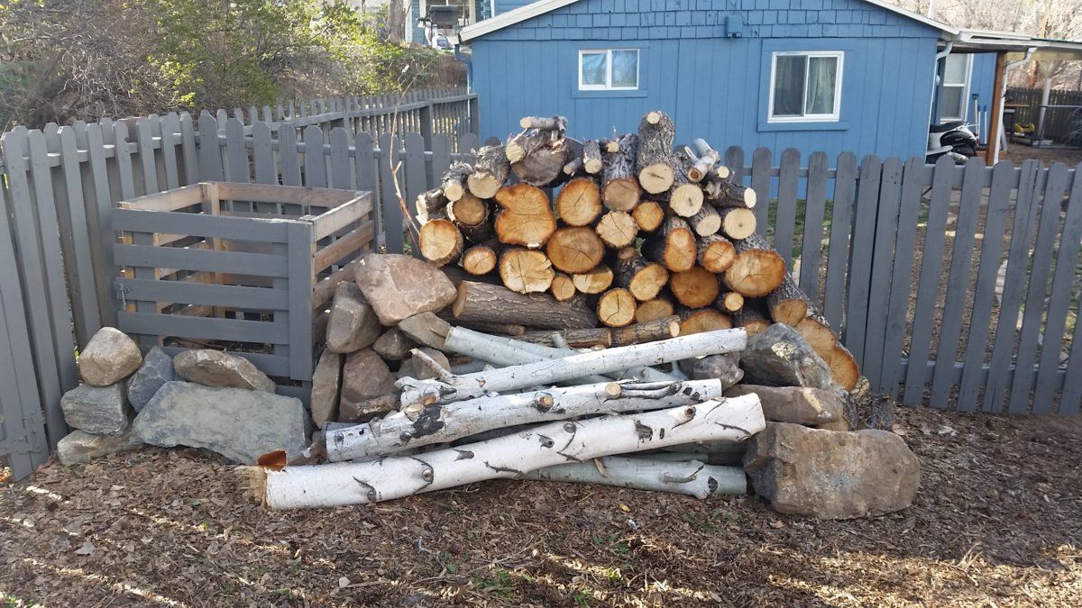 My wife just told me to build a woodshed... or two