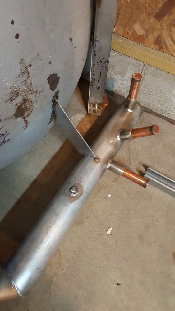 Fabricating a manifold for my secondary loops.