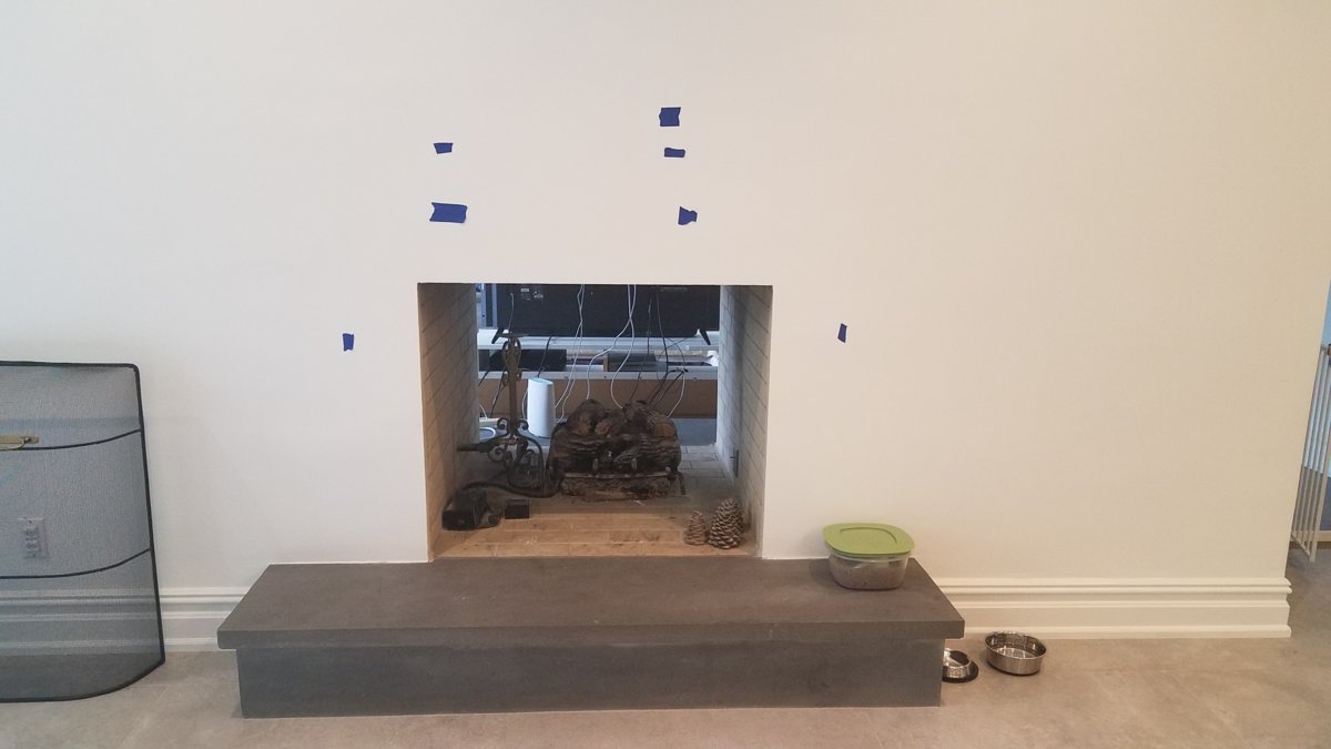 Double sided gas firebox - fireplace design help needed!
