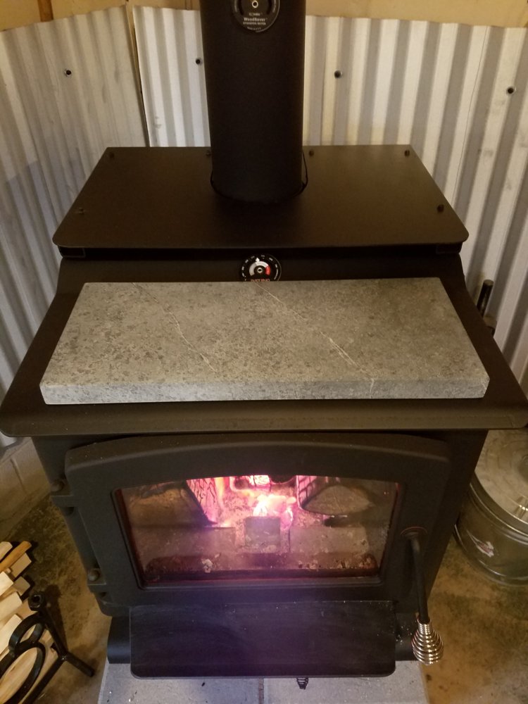 Revisiting soapstone placed on Stove