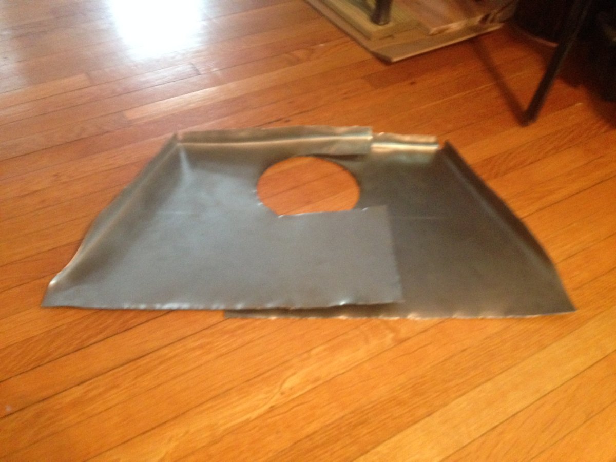 Make a damper sealing block-off plate
