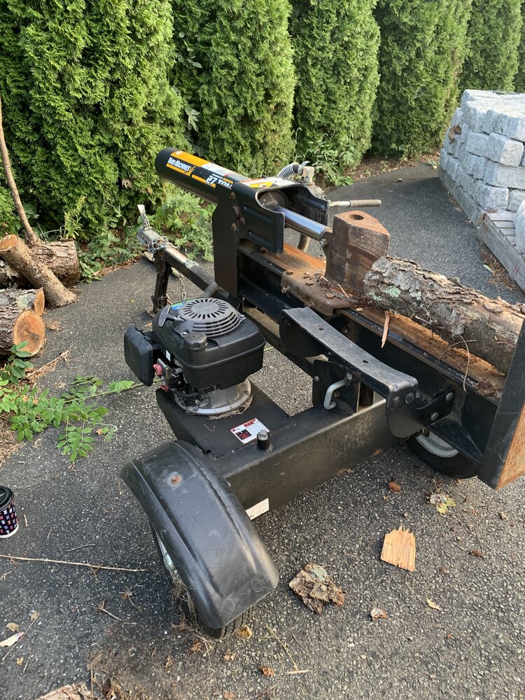 Yard machine 27-ton log splitter problems