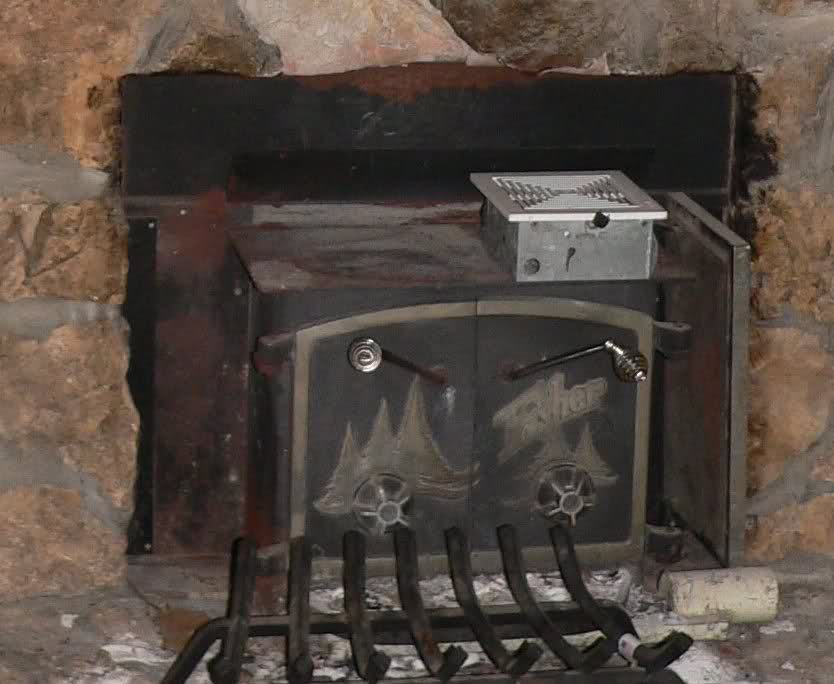 Wood burning insert as a free standing stove