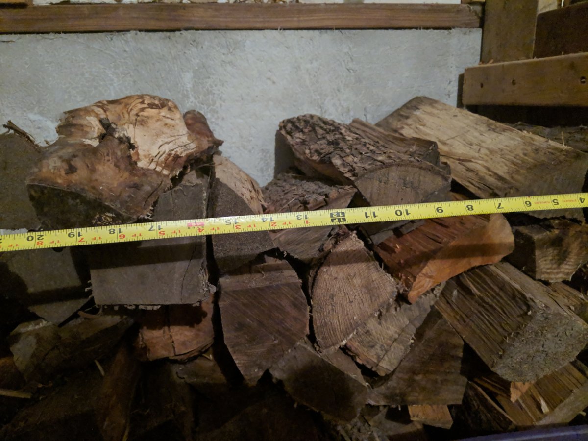 am i burning too much wood per day?