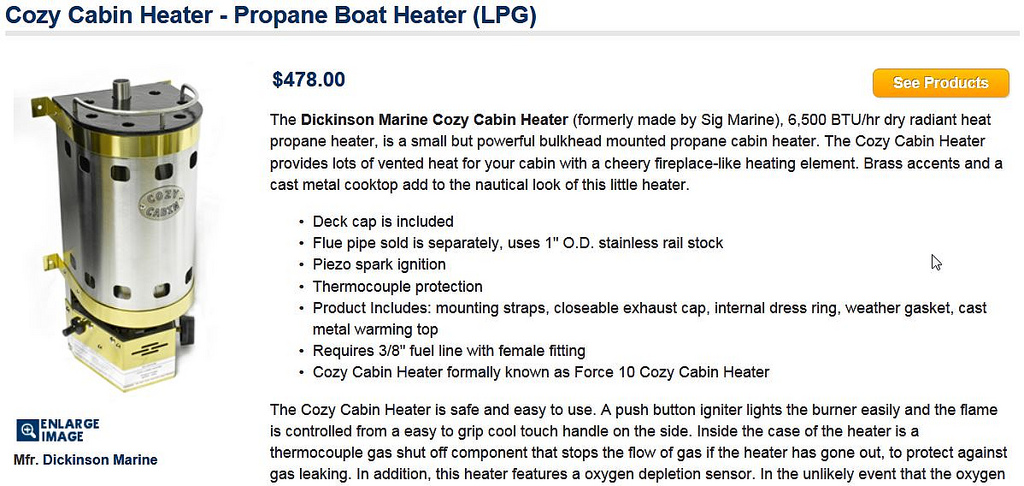 What size mesh is the screen in a catalytic propane portable heater?