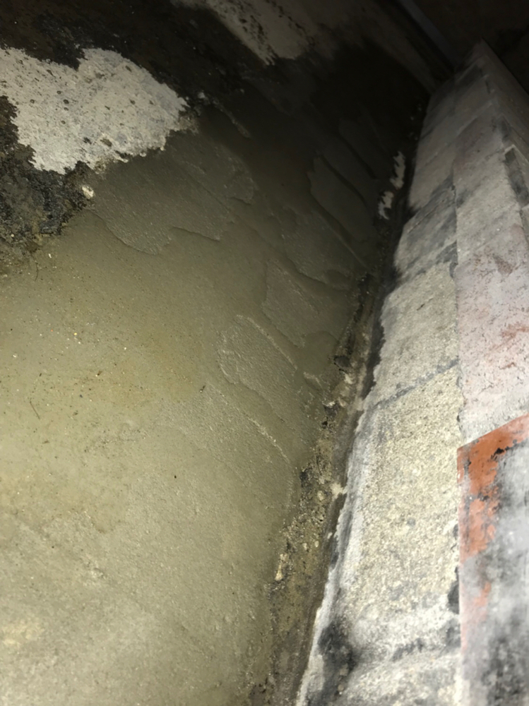 Water in basement floor after French drain install