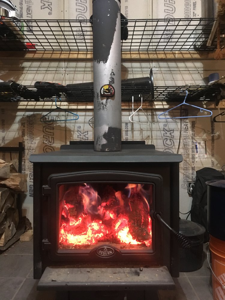 Osburn Magnetic Wood Stove Thermometer