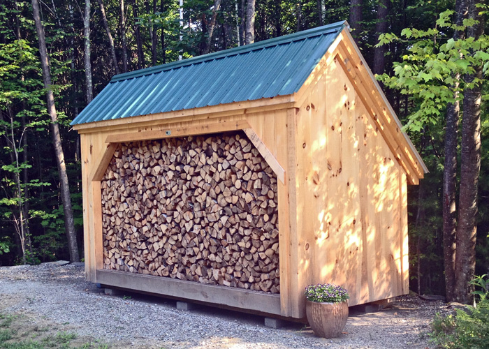 Crushed Stone or Process in Firewood Shed???