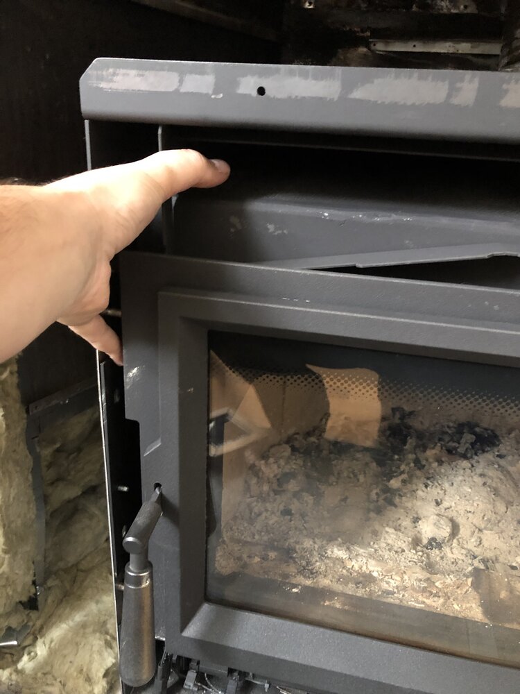 Lopi Fireplace Insert — insulation