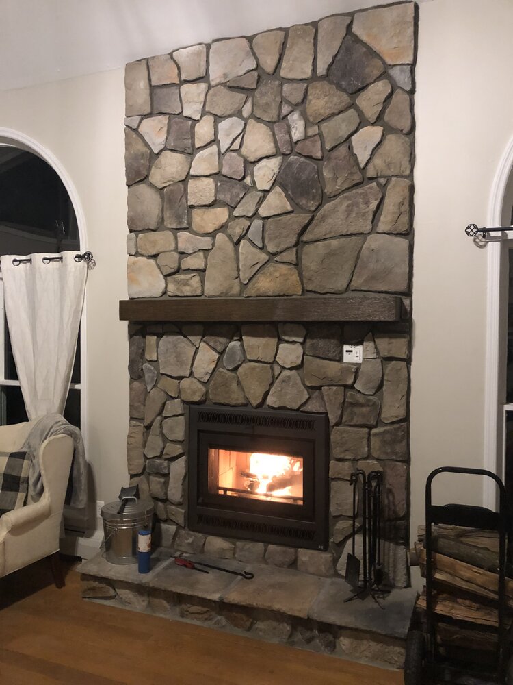 Lopi Fireplace Insert — insulation