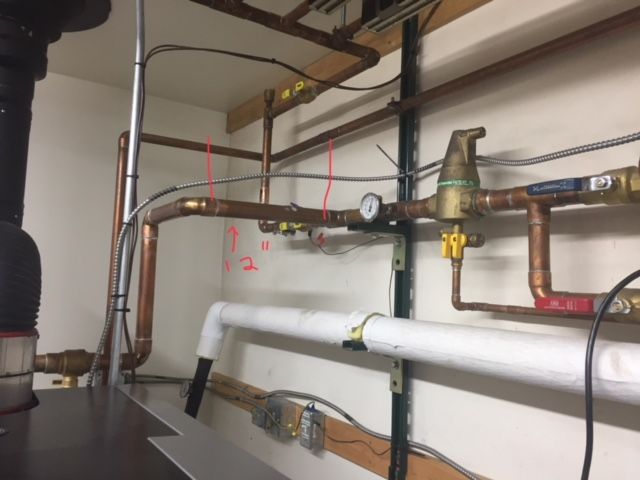 Replace air separator new location?