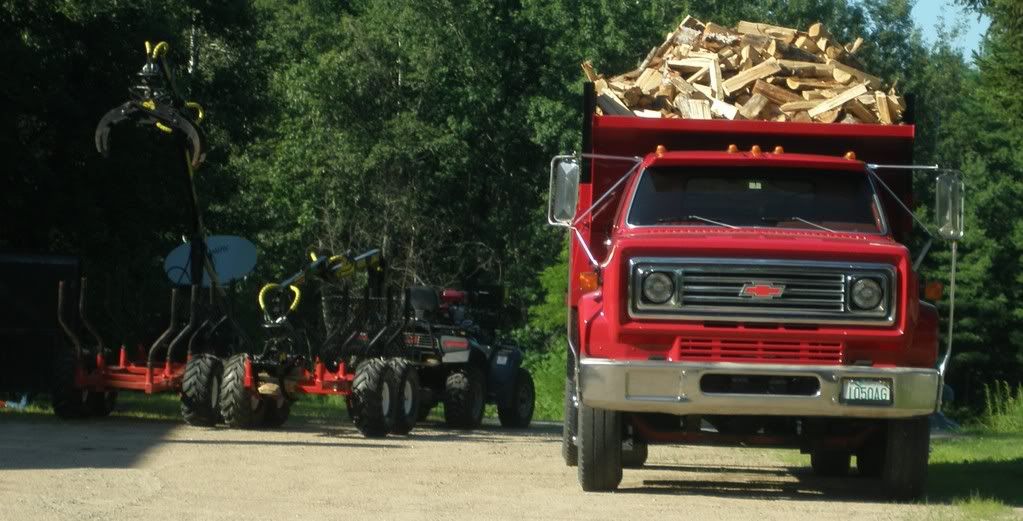 How much wood is in this truck?
