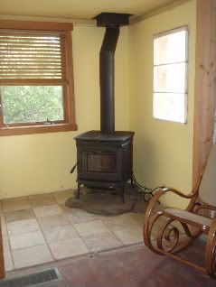 My woodstove is installed after much work