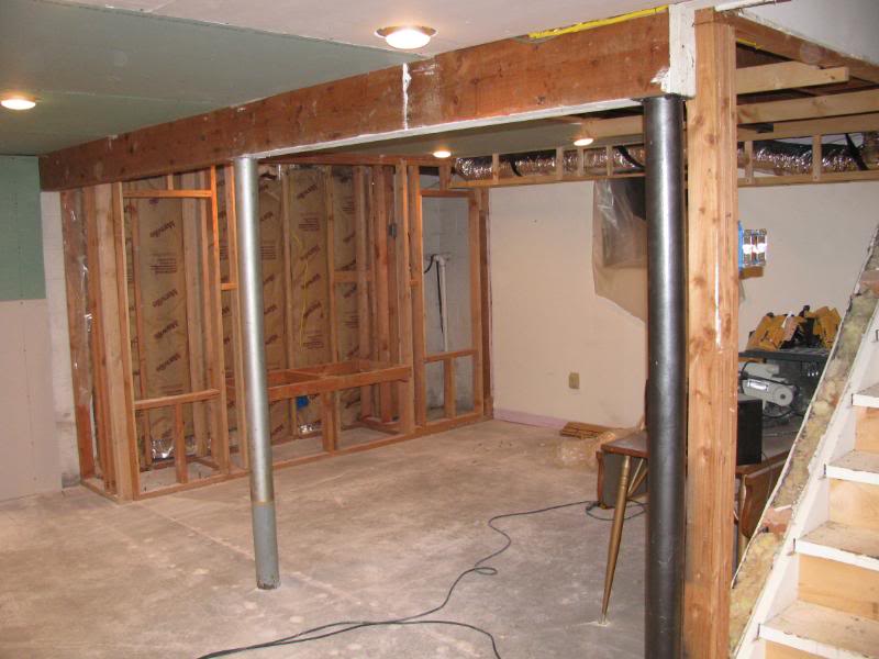 Summer project-finishing the basement
