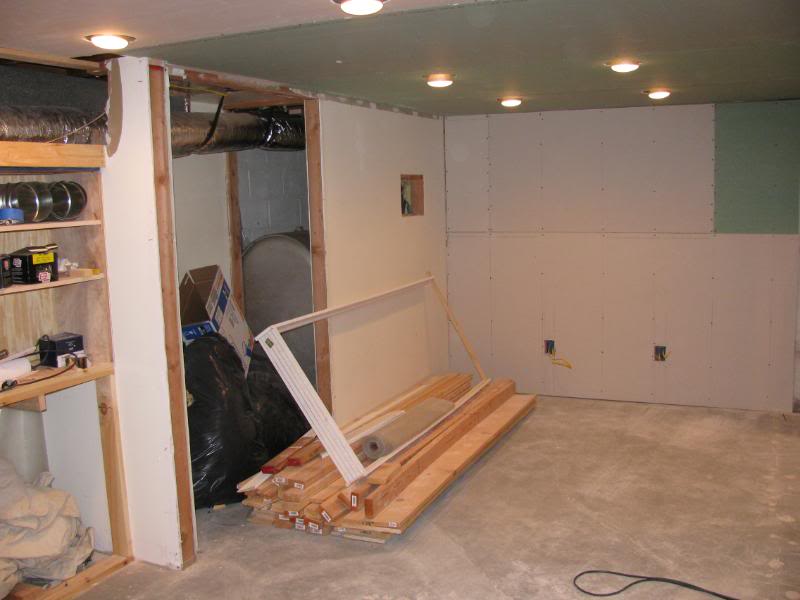 Summer project-finishing the basement