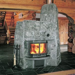 Woodstove that looks good from behind