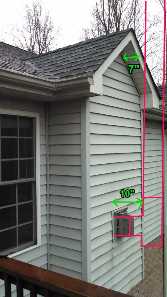 Help with outside chimney pipe installation