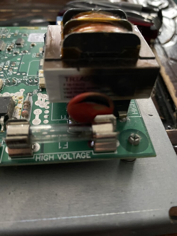 Dirty power killed my Harman P43 - most likely parts to be broken?