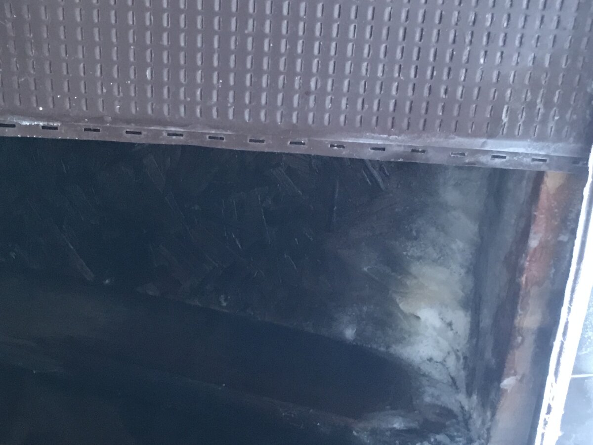 Ice within soffit