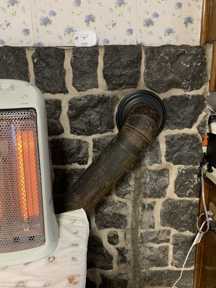 Pellet stove install on existing interior chimney | Hearth.com Forums Home How Hot Do Pellet Stove Pipes Get