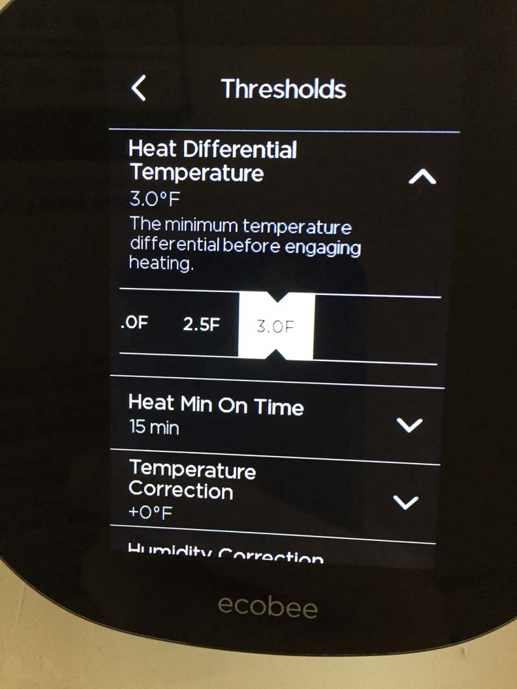 Quadrafire CB1200i with Ecobee3 Lite smart thermostat