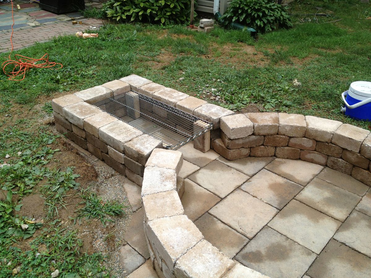 Fire Pit Finished Hearth Com Forums Home, Keyhole Fire Pit