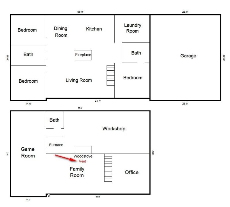 Help with heat distribution floor plan included