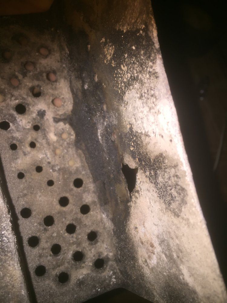 Ash build up in fire chamber