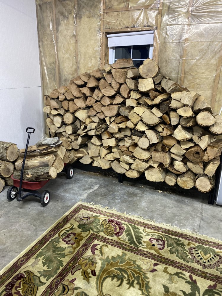 How do you bring in firewood?