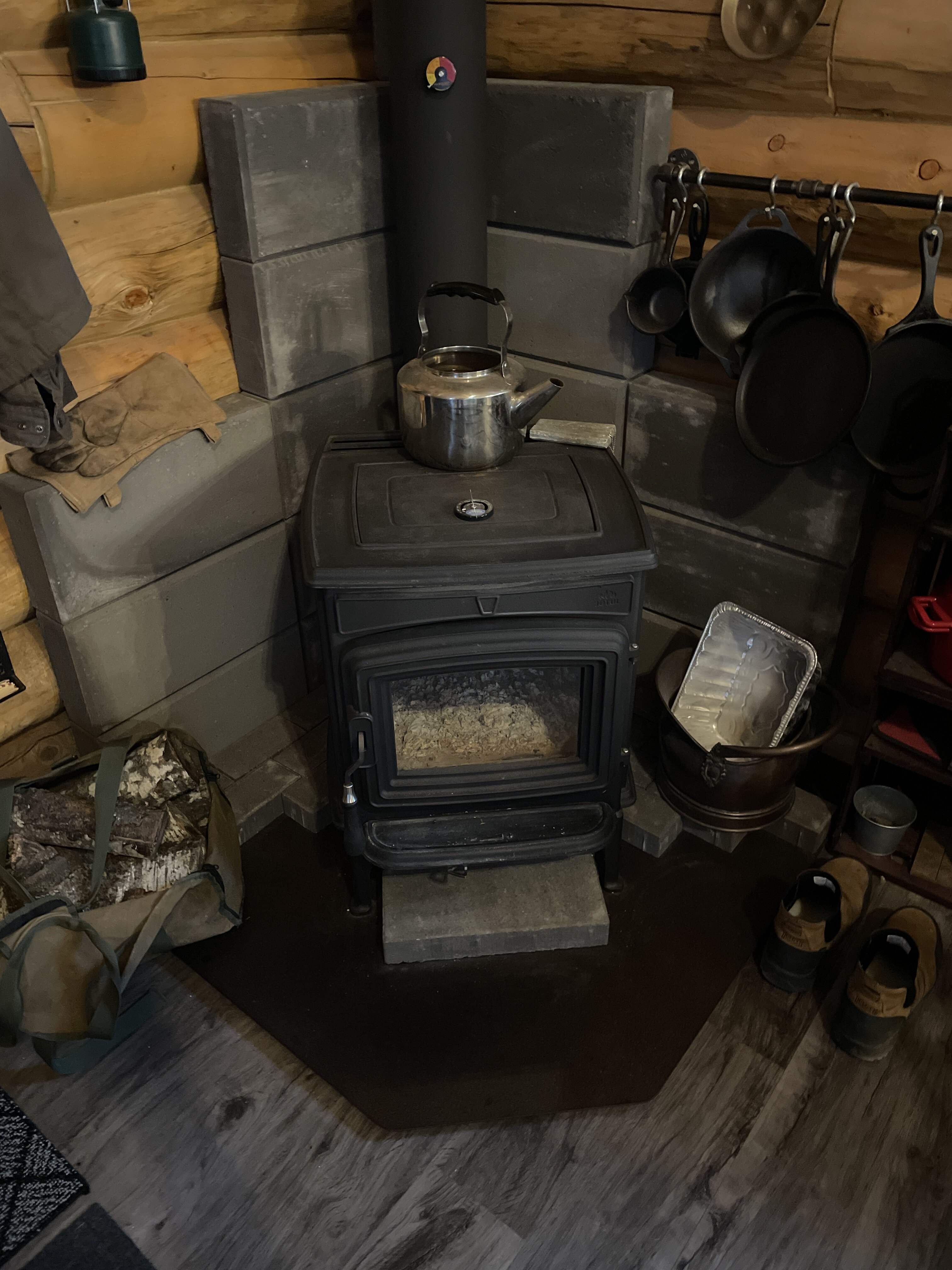 Wood-burning stove, insight