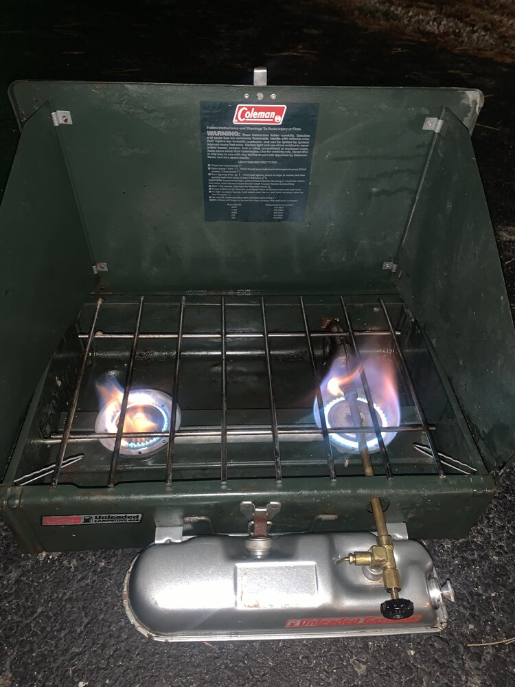 Coleman liquid fuel stove