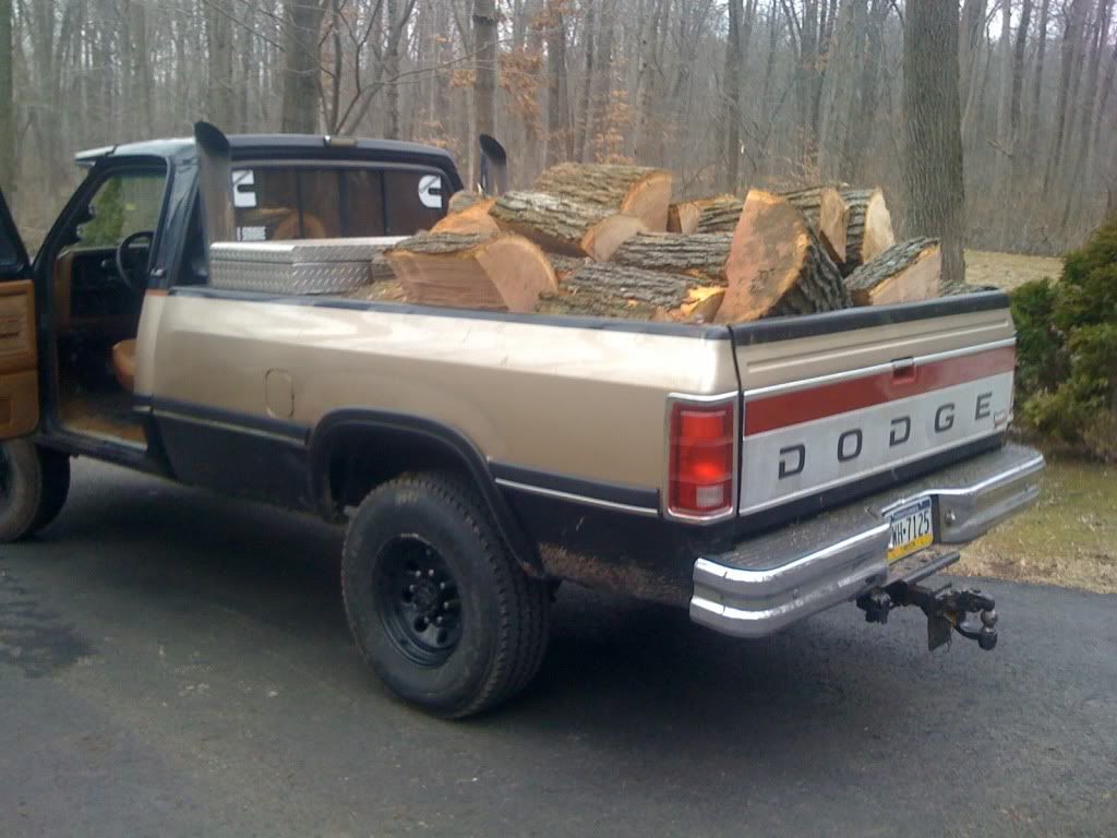OK, how much wood can you fit in a truck?
