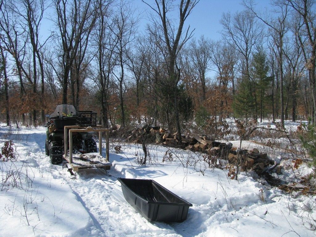 A glimpse of the firewood factory.