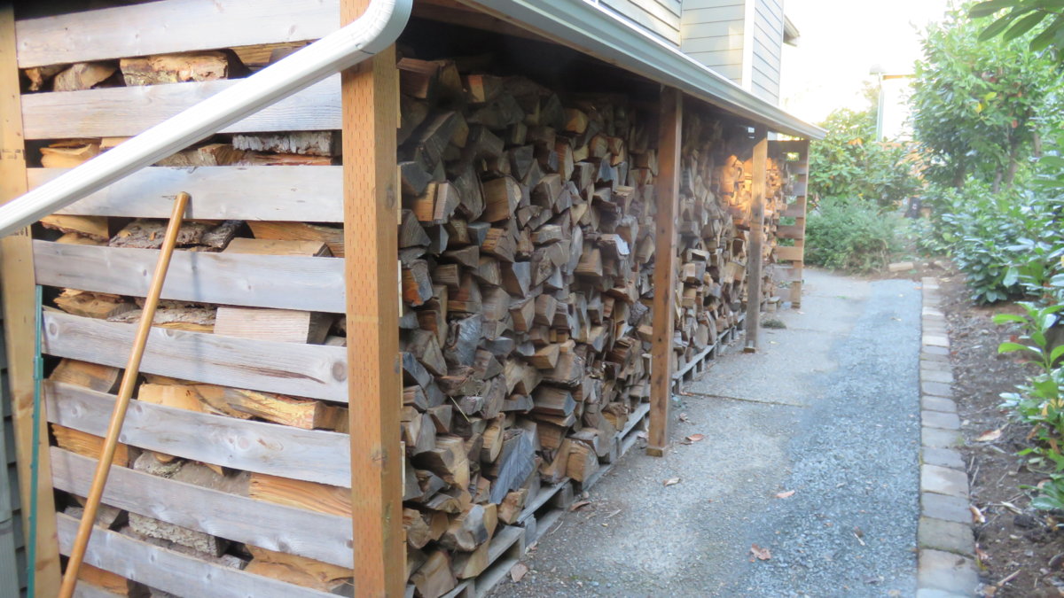 A few new wood sheds
