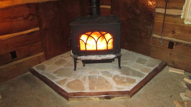 Another interesting heat shield  Wood stove, Wood stove hearth