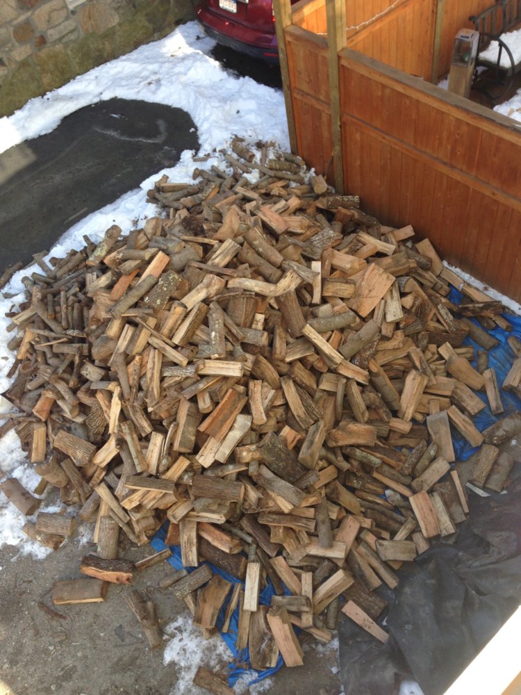 Getting wood dry enough for next season