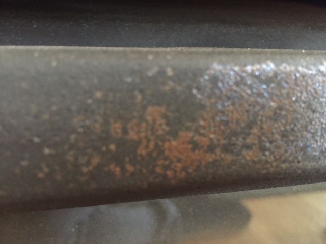 Corrosion on door of Regency CI2600 after 1 year